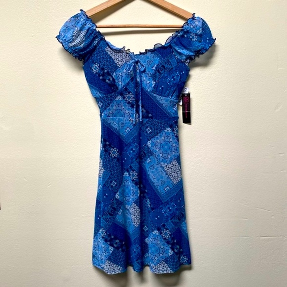 NWT No Boundaries Blue Dress